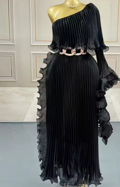 Doris Ruffled Dress